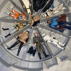 Star War Collection vtg   Millenium  carry case and action